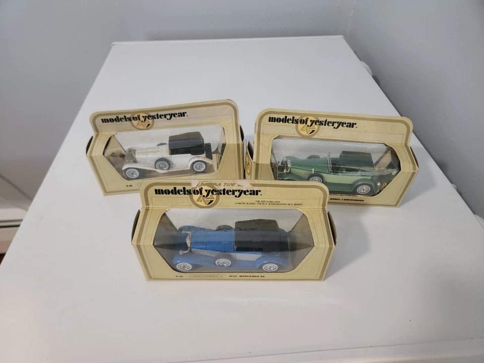 Matchbox Models Of Yesteryear Y16 1928 Mercedes Benz SS y-4 1930 model j. Duesen - Image 3 of 4