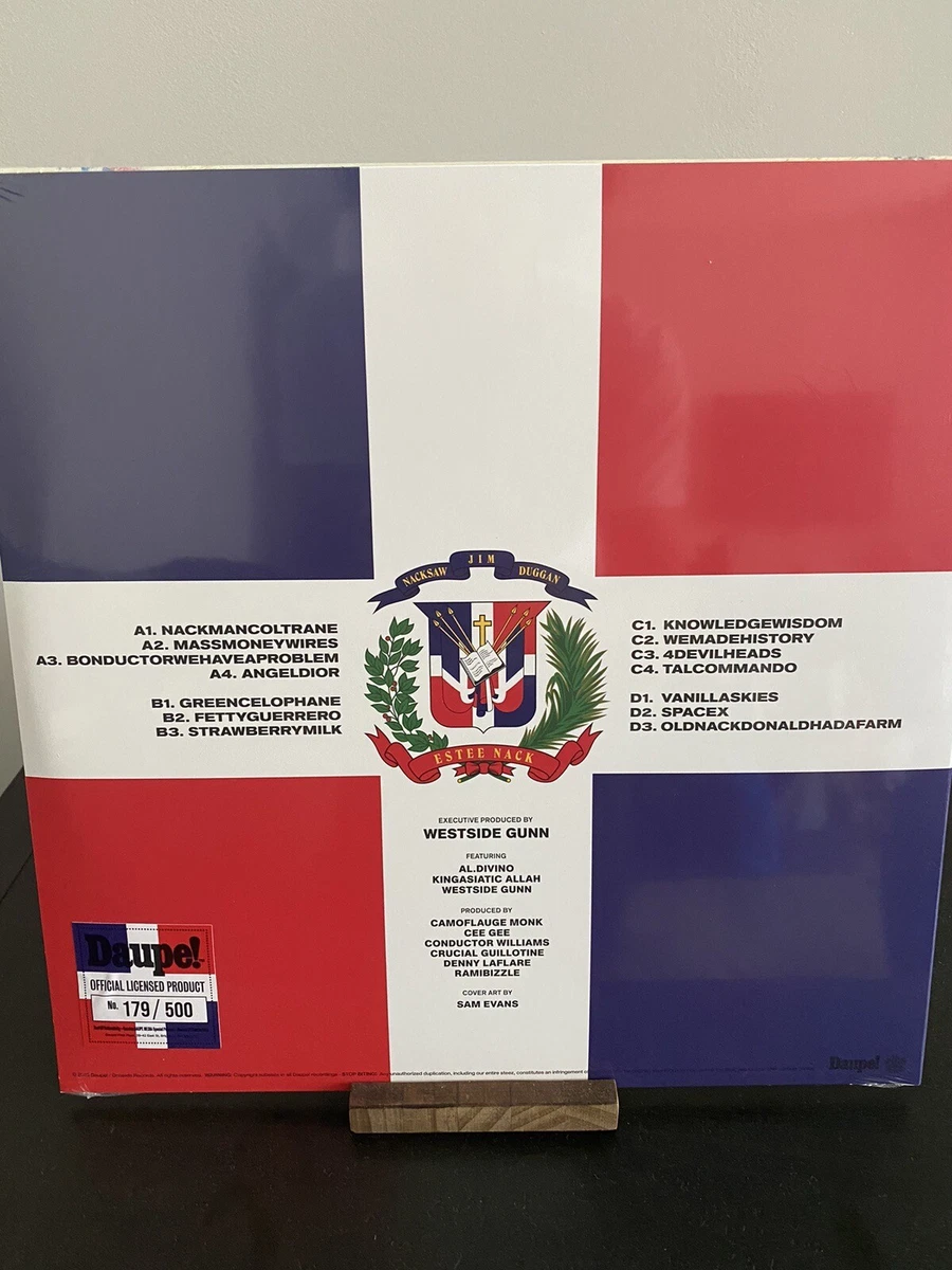 Estee Nack - NACKSAW JIM DUGGAN - 2xLP Vinyl (Flag) - #179/500 **SEALED**