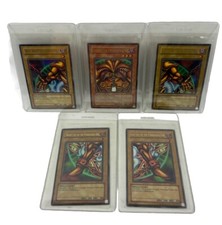 YuGiOh Exodia the Forbidden One Complete Set Lot LOB-120-124 Ultra Rare LP-HP