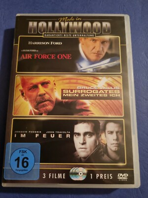Air Force One / Surrogates - Mein zweites Ich / Im Feuer / 3 Filme DVDs