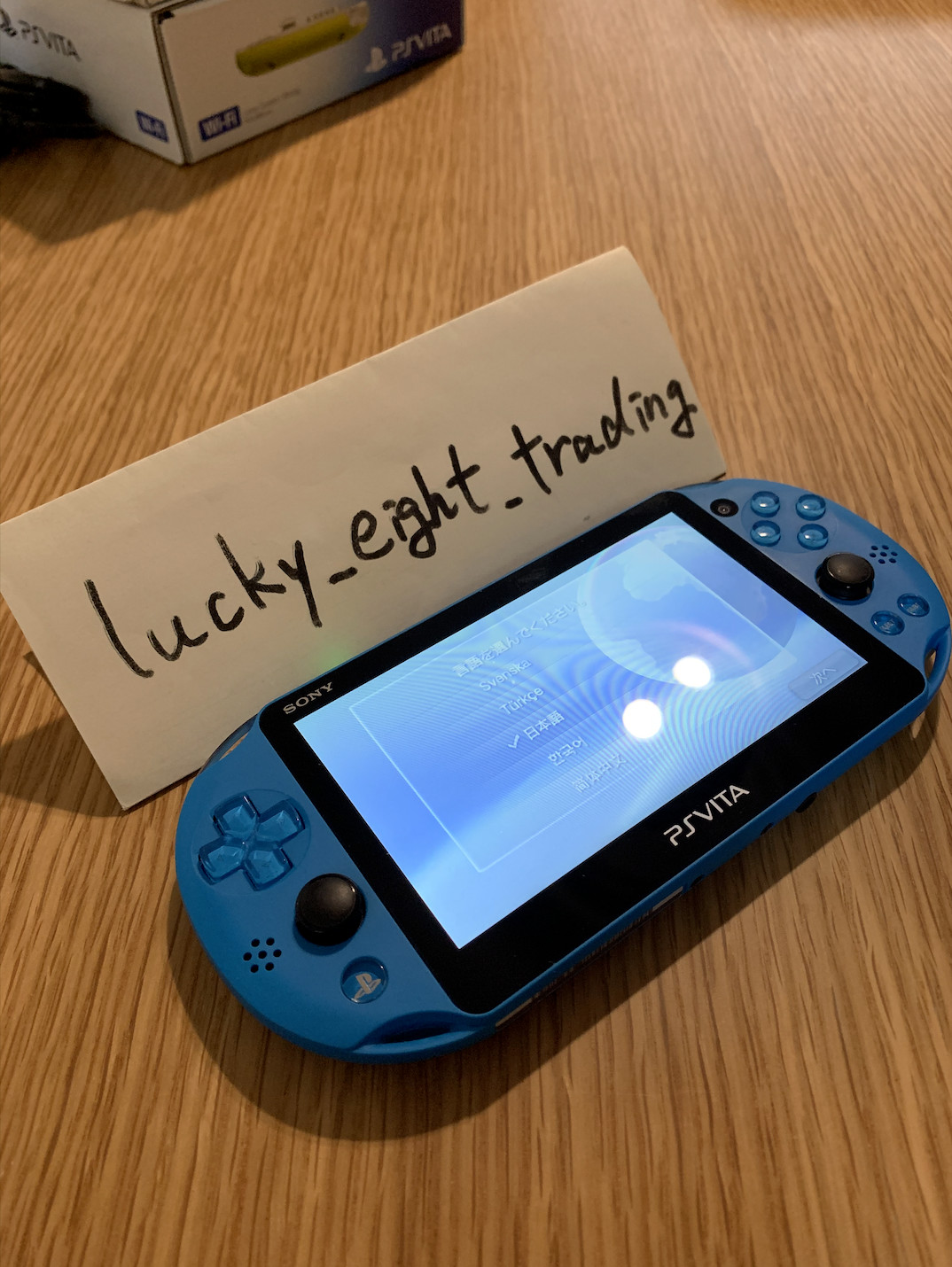 PS Vita Aqua Blue PCH 2000 Za23 Console Charger PSV Slim [CC 