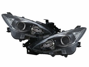 Mazda3 Axela Bm Bn Mk3 13 17 4d 5d Clear Headlight W Motor Black For Mazda Lhd Ebay
