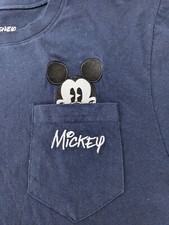 Disney tee, Mickey in Your Pocket, Sz M (38/40), Navy Blue, Disney Brand