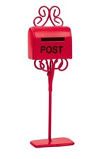 Cassetta postale rossa 11cm