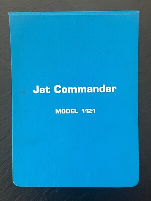 Jet Commander 1121 Check List Vintage Aviation Training and Reference Materials