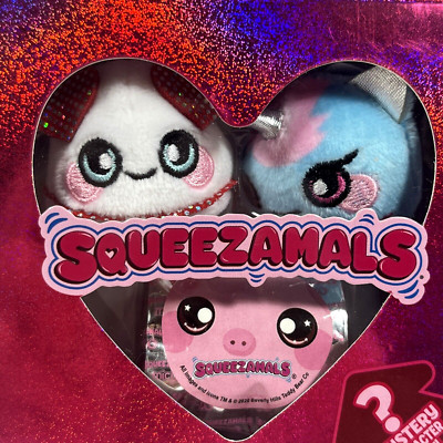 2020 UNOPENED BOX SQUEEZAMALS LI L SWEETHEART EDITION PLUS MYSTERY VALENTINE