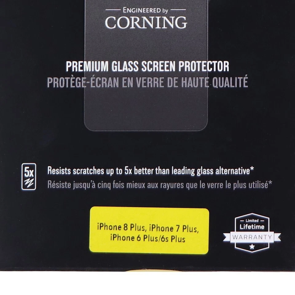 Tela de vidro temperado OtterBox Amplify Series para iPhone 8 Plus/7 Plus - Transparente - Imagem 3 de 3