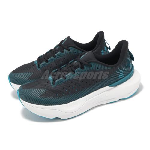 Under Armour Infinite Pro UA Black Blue White Men Running Shoes 3027190-002 - Picture 1 of 8