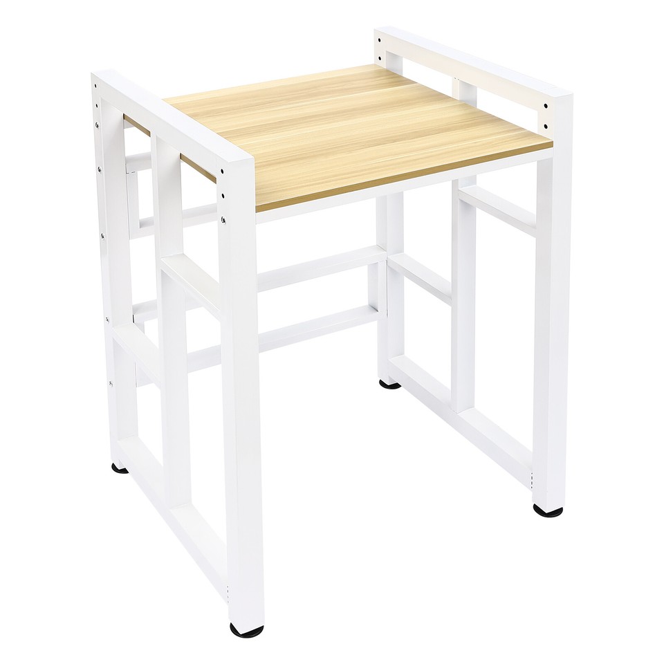 Adjustable Washer and Dryer Storage Shelf Organizer Rack Washer and