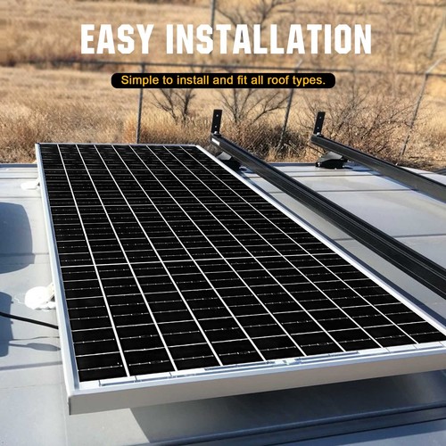 1300W 12V Mono Solar Panel 100W PV Module Solar Connectors RV Boat Home Sheds - Picture 12 of 25