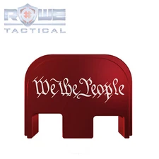 Rowe Tactical Rear Slide Cover Plate for Glock Gen 1-5 - Red - We The People