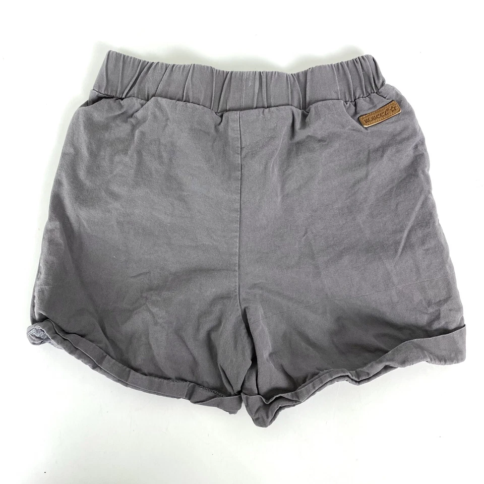 Robeez Little Girls Pull On Shorts 18-24 Months Toddler Gray Pull On Pockets Bow Foto 2 de 4