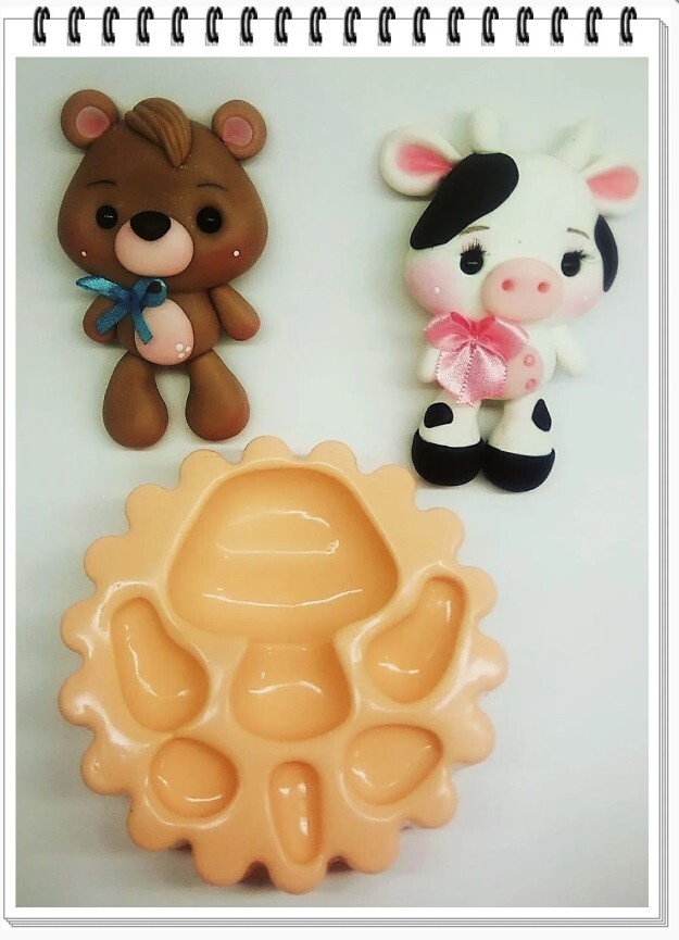 Molde de Silicon para Porcelana, Resina, Reposteria, Velas y muchas mas manualid
