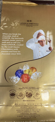 Lindt LINDOR Assorted Chocolate Truffles 19 oz Bag - 4 FLAVORS | eBay