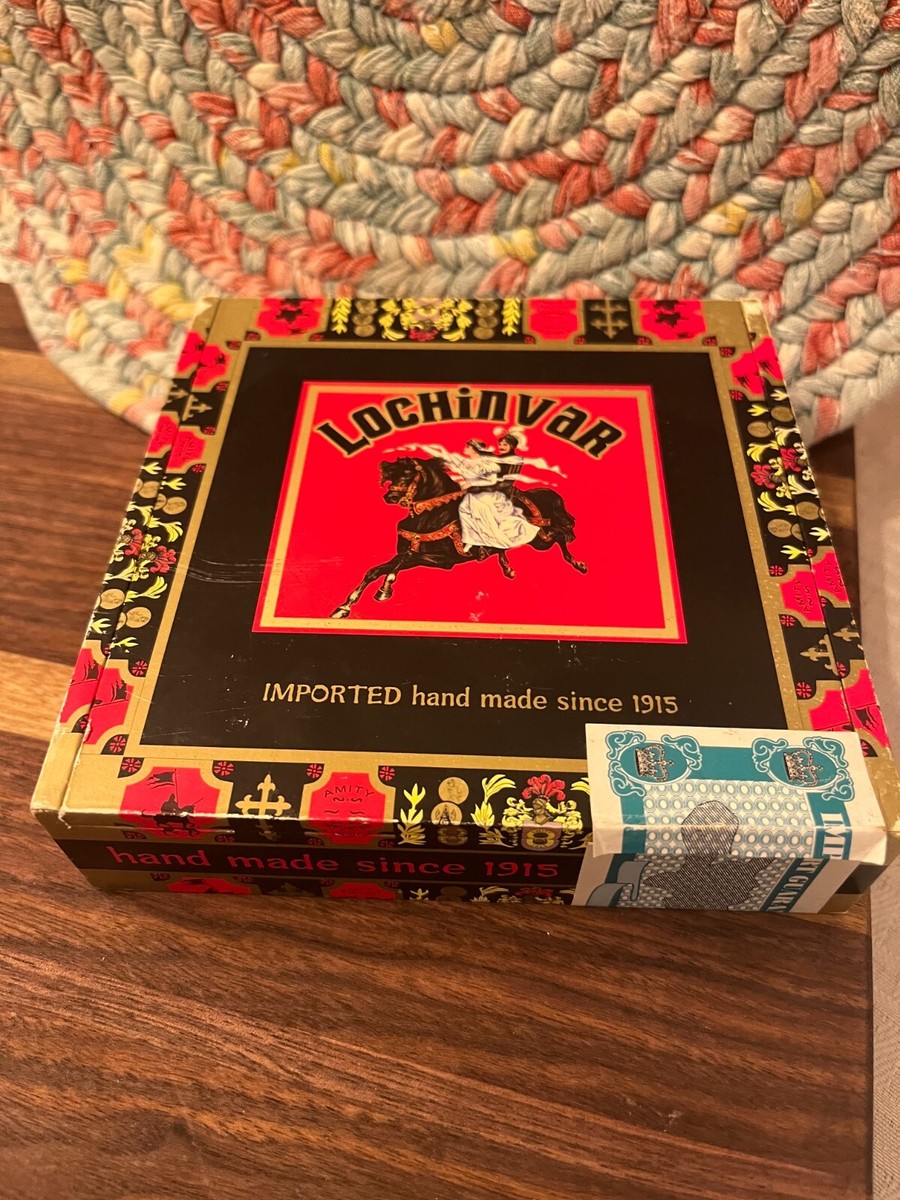 wallet box lochinvar empty box only nice red black horse | eBay