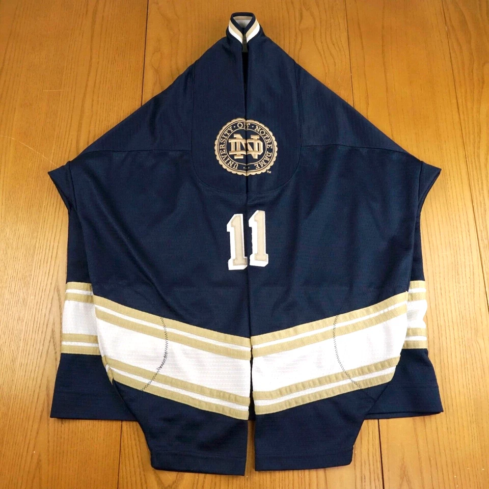 Camiseta de hockey de Notre Dame para hombre grande Adidas de colección lucha fútbol irlandés 🔥 Foto 4 de 4