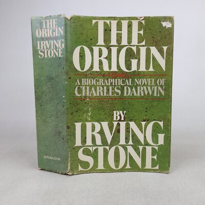 The Origin Irving Stone 1980 1st Edition Darwin Biographical Novel