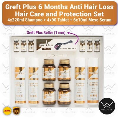 Greft Plus 6-Month Hair Transplant Aftercare & Hair Loss Mesotherapy Set