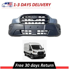 Fits 2020-2023 Ford Transit 150 250 350 Primed Front Bumper Cover Assembly