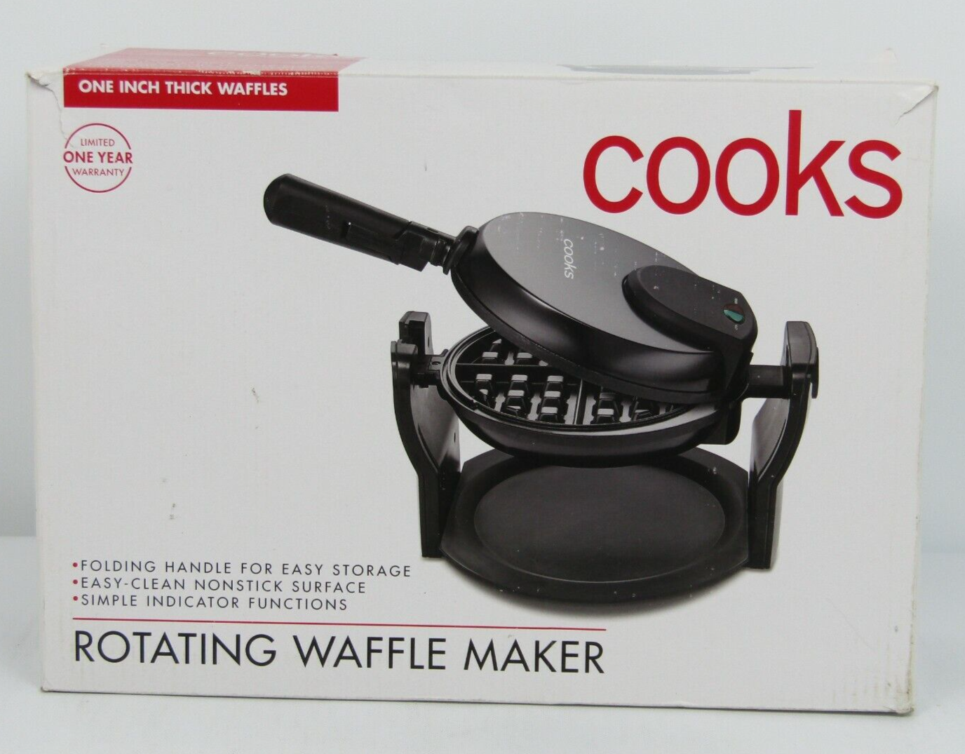 Cooks Waffle Maker 180* Rotating  Model GH-825A-image
