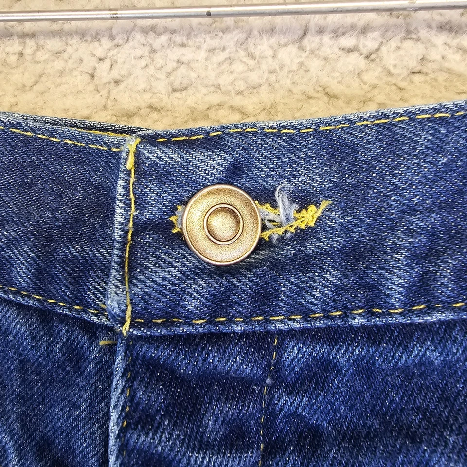 Vintage Props Jeans Womens Size 14 Dark Wash Crop Wide Leg Pleated 80s Riding - Image 4 of 4