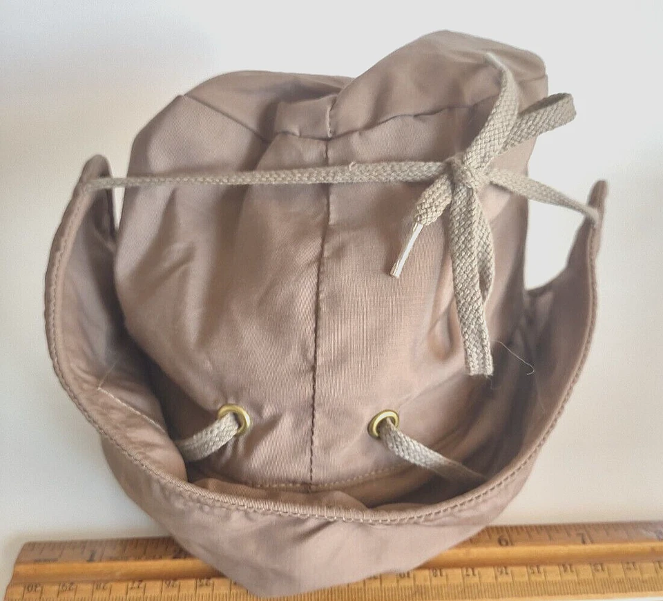 Gorra trampera aislada vintage bronceada de Eddie Bauer EE. UU. con orejeras talla S Foto 4 de 4