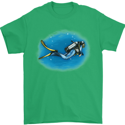 Ocean Scuba Diver Scuba Diving Mens T-Shirt 100% Cotton - Picture 64 of 95