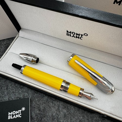 Montblanc Characters Ferrari Series Yellow Color Fountain Pen New With Pen Box - Picture 4 of 13