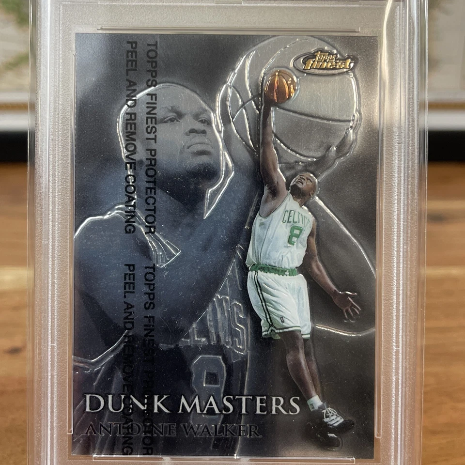 1999-00 Topps Finest Dunk Masters 193/750 Antoine Walker #DM8 PSA9 - Image 2 of 4