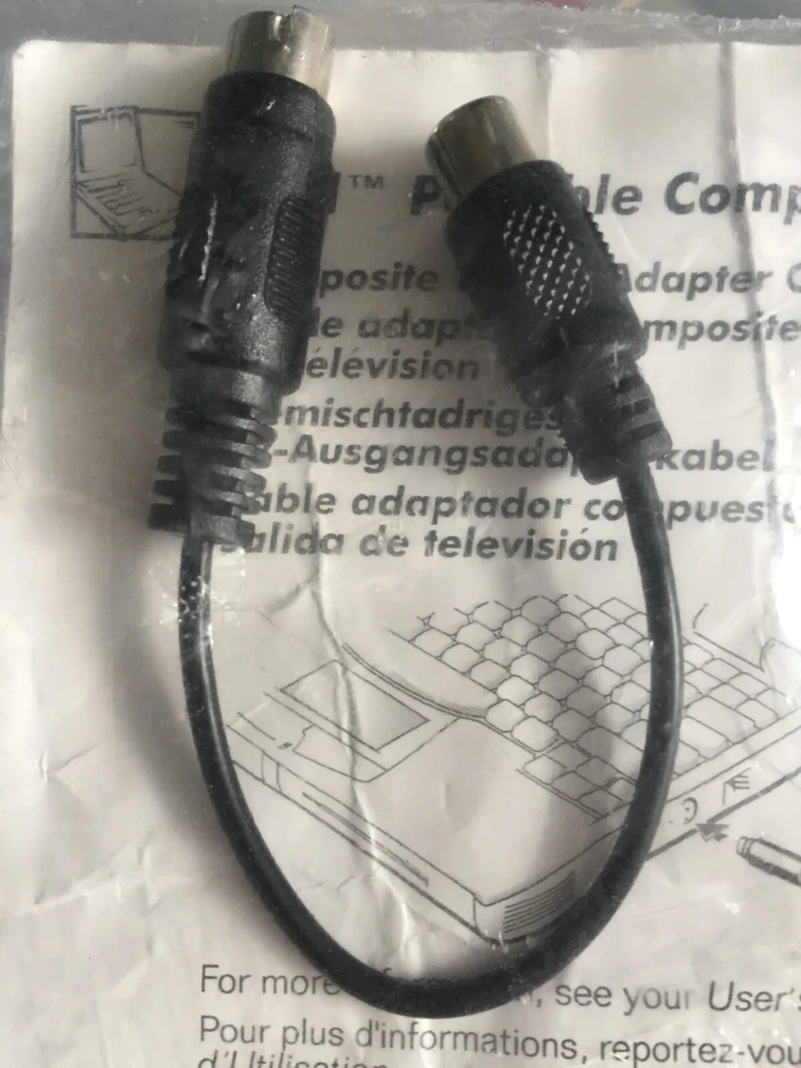 Dell 3848P Composite TV-Out Adapter Cable - Image 2 of 3