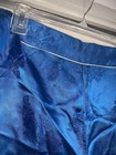 Vintage Asian Embroidered Dragon Silk Rayon 2 Piece Blue Pajama Set 1960s — photo 10