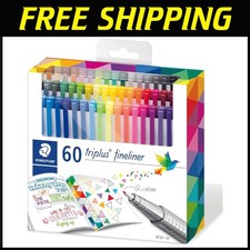 60pc Fineliner Set, 0.3mm Tip, Multicolor