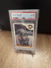 1985 O-Pee-Chee Mario Lemieux #9 Rookie PSA VG-EX 4 Pittsburgh Penguins
