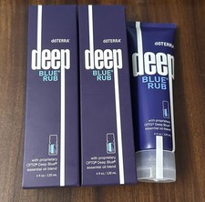 2 PACK DoTERRA Deep Blue doterra Rub Body Cream - 4 oz