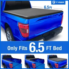TYGER T1 Soft Roll-up Tonneau Cover for 04-08 F150 6.5' Bed