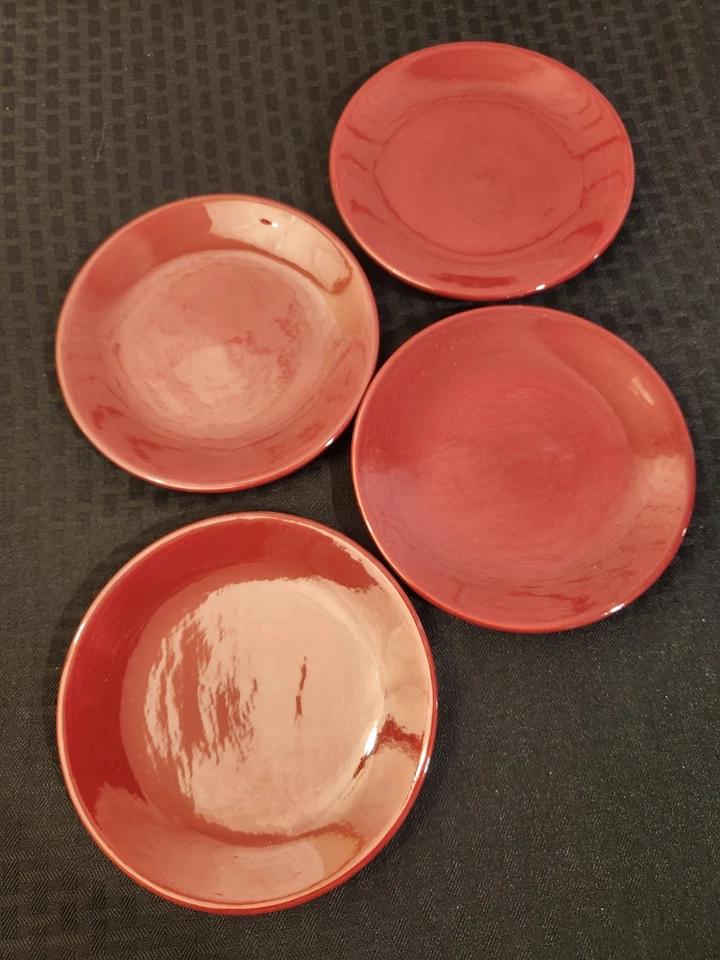 NUEVO Juego de 4 platos de aperitivo redondos de chef mimado arándano retirados #2062 Foto 2 de 4