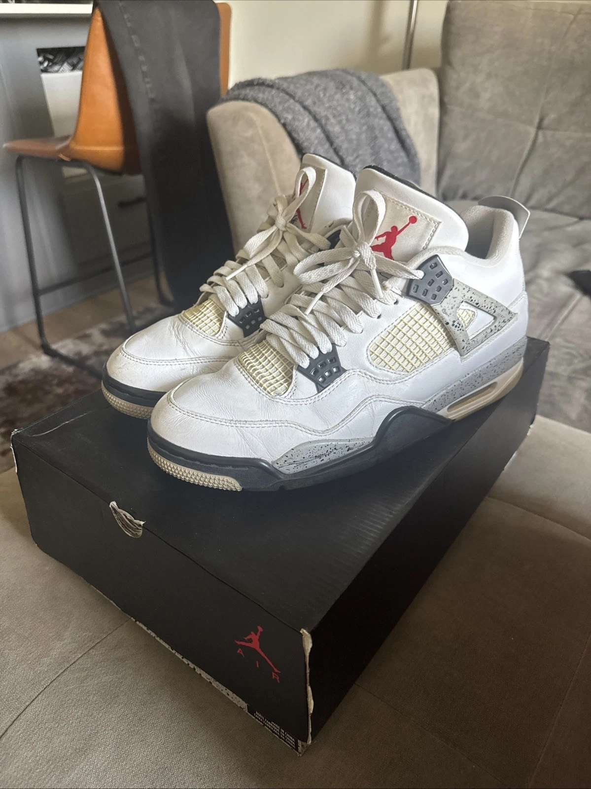 Jordan 4 bianco cemento 2016 taglia 10 5