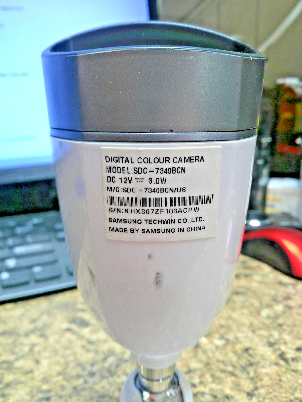 Samsung SDC-7340BCN Digital Color Video Surveillance Camera Night-vision pre-own