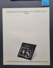 Laura Nyro Smile Album Promo Print Advertisement 1976