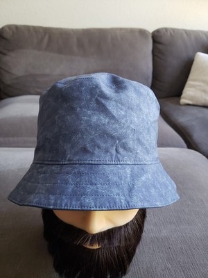 Lululemon Both Ways Reversible Bucket Hat Cap Blue Water Drop Unisex Size S/M 