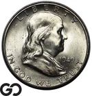 1949-S Franklin Half Dollar, Choice BU++ Key Date