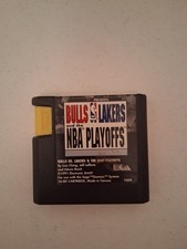 Bulls vs. Lakers and the NBA Playoffs Sega Genesis Tested working-Read descrip
