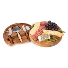 TOSCANA - a brand Circo Cheese Board and Knife Set - Charcuterie Board Set - ...