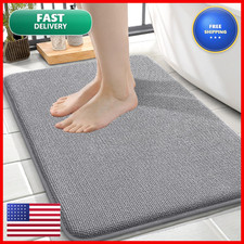 Olanly Thick Memory Foam Small Bathroom Rugs 24X16 Extra Soft Absorbent