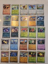 Pokemon Scarlet & Violet 54 Card Holo Reverse Holo Lot R UC C Set Builder TCG