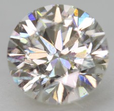 Certified 1.10 Carat G VVS2 Round Brilliant Natural Enhanced Loose Diamond 6.59m