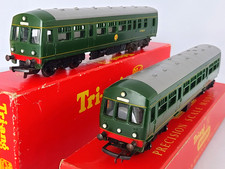 OO Gauge TRI-ANG R.157 & R.158  B.R. Diesel Railcar Set - Superb Boxed Example