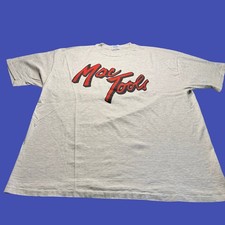 Mac Tools T-Shirt L Gray Logo Automotive Mechanic Garage Made in USA Vintage