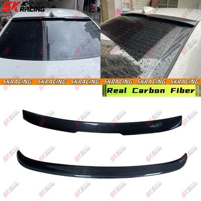 Glossy/Carbon Fiber Rear Roof Spoiler Wing Fit BMW 5 Series E60 M5 Sedan 2004-10