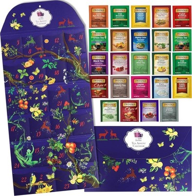 Twinings Gift Advent Calendar, Tea Bags Sampler Assortment
